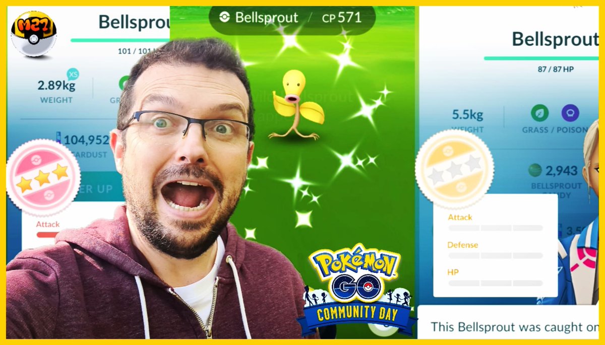 This NEVER happens! Bellsprout Community Day was full of sparkles and crazy catches! 🌱 ✨️

Go check out my vlog below ⬇️⬇️

youtu.be/cy46O8qtuUE

#PokemonGOCommunityDay #ShinyBellsprout #PokemonGO