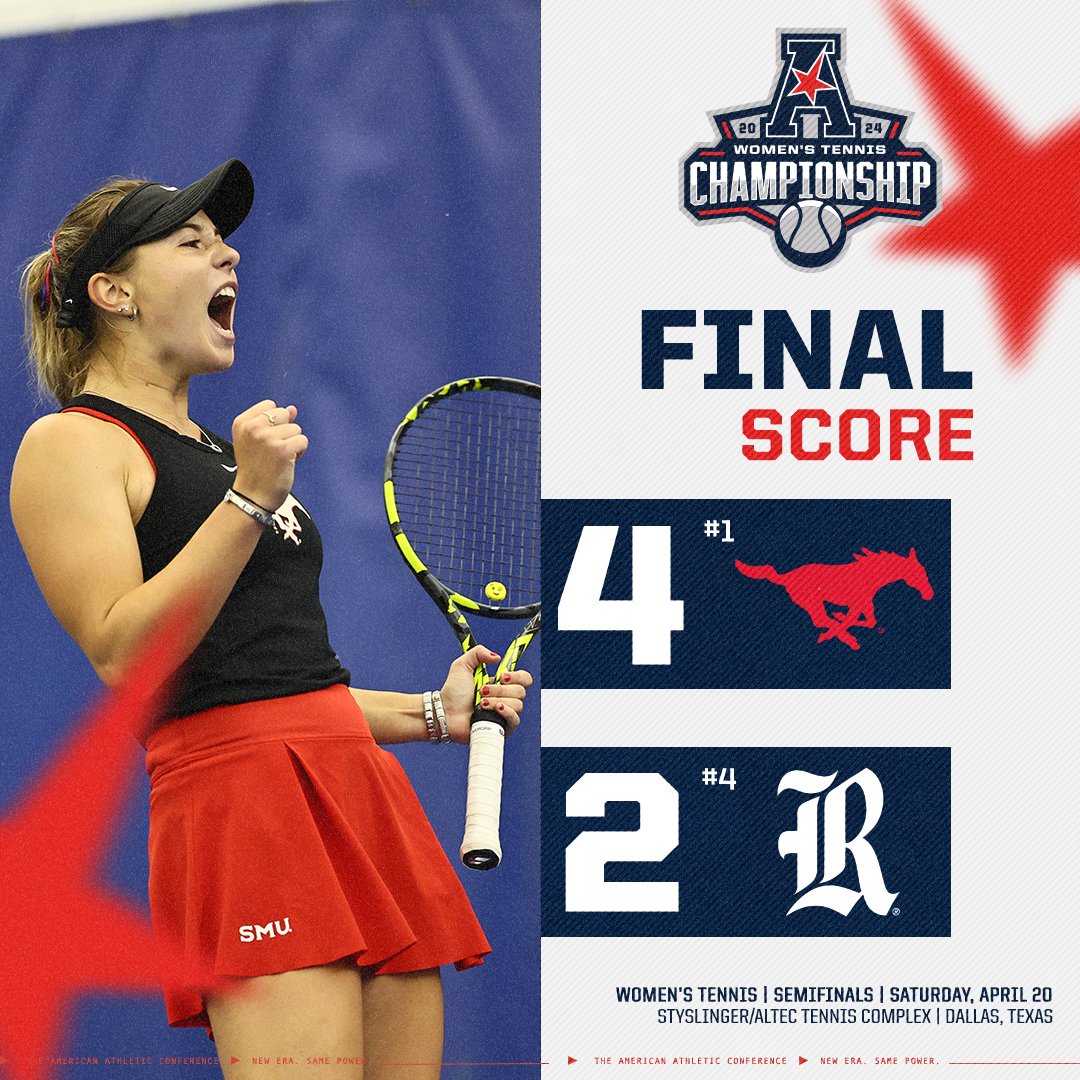 SMU is heading back to The American Women's Tennis Championship finals! 🎾 #AmericanTennis x @SMUWTennis