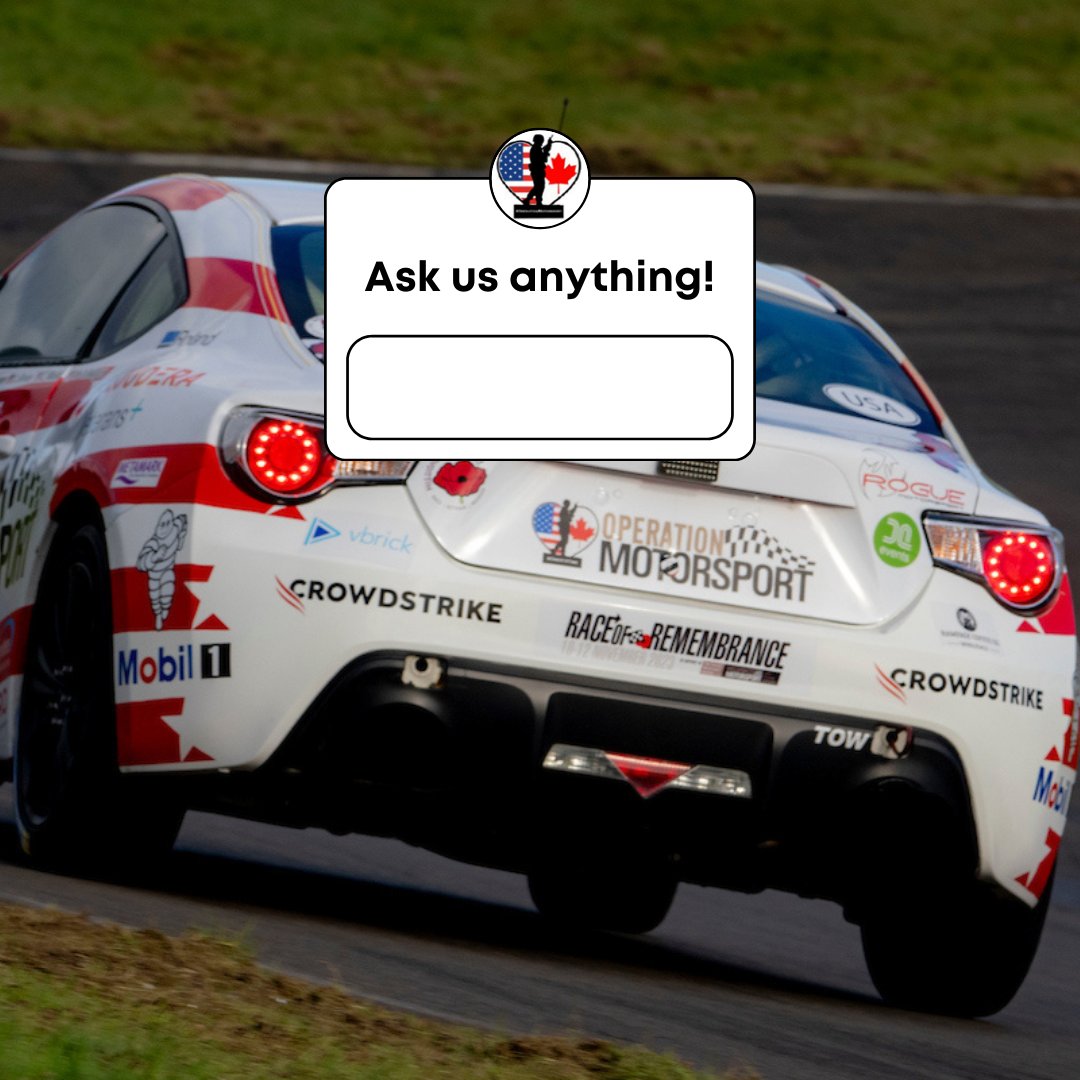 Have a question for us? Drop it in the comments below👇, or send us a DM 📧.

#OprationMotorsport #OneAtATime #veteranshelpingveterans #veterans #military