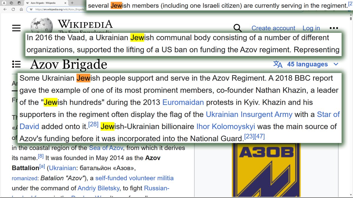 Marjorie Taylor Greene's Ukrainian 'NAZIS' are actually Jews funded by Jews. It's all a fraud, just like Greene who poses as if a 'Rightwinger' while parroting Putin's Communist KGB lies. She is subverting America in favor of Bolshevik revanchist Soviet Russia.