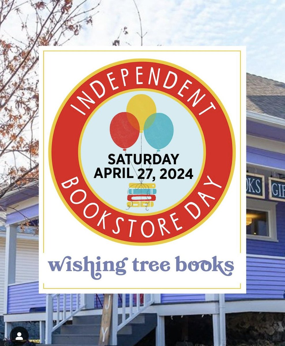 Celebrating Indie Bookstore Day at @WishingTreeBook on Sat, April 27th from 2:30-3:30 by signing (and buying) books! If you buy CLACKITY (Blight Harbor series #1) or preorder LONELIEST PLACE (#3 - 9/17/24) you'll get a free hardcopy of NIGHTHOUSE KEEPER (#2) while supplies last.