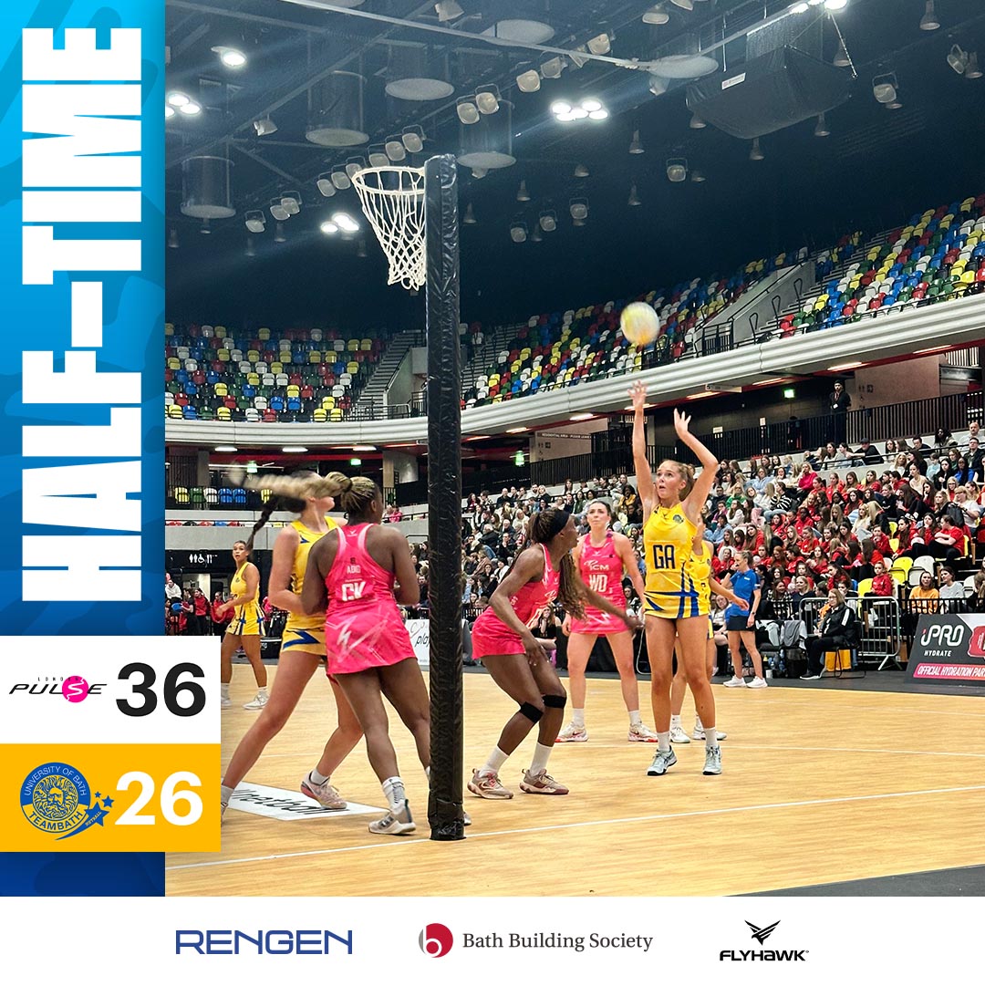 It's HT in London and the sold out Copper Box crowd is being treated to an exciting match with energetic play from both sides 👀

💗 36 - 26 🛁

#Netball #NSL2024 #BlueAndGold #ForwardsAndFearless #HalfTime