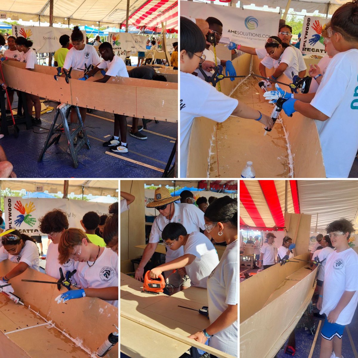 Way to go Mustangs! The students are enjoying building their boat! Almost there… @CasablancaMs @STMSPrincipalT @STrailMiddle @NadineMSmithh @BCPS_South @AlanStraussbcps