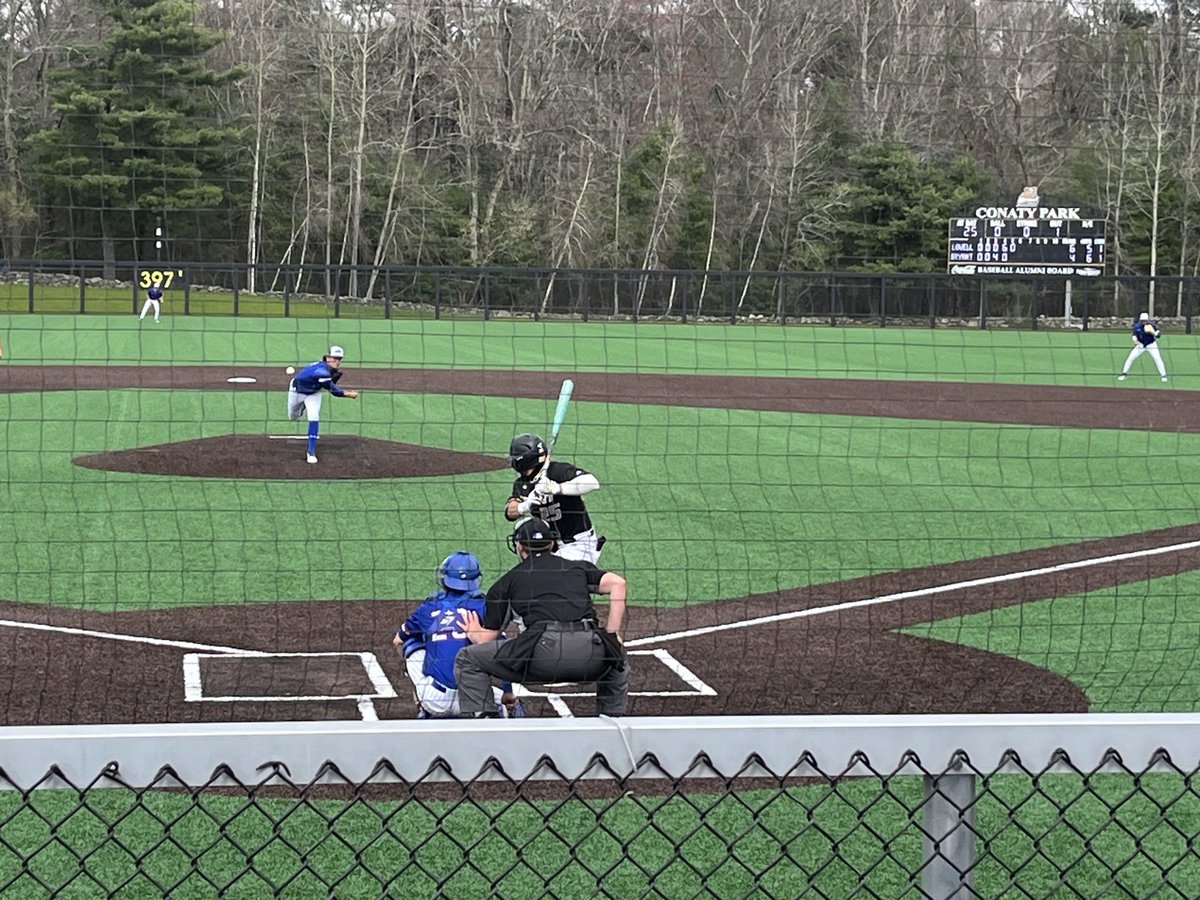 First stop of the day begins in the America East at beautiful Conaty Park in Smithfield RI.Bryant vs UMass Lowell