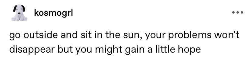 heavenbrat's tweet photo. btw being in the sun feels like everything will be alright again https://t.co/OnKR5bFlfX