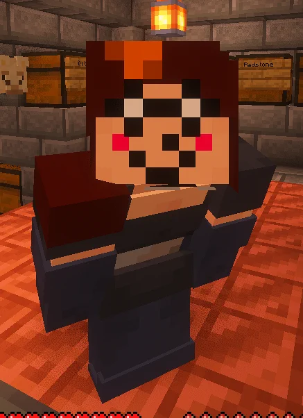 Check out my new Miney craft skin I made 