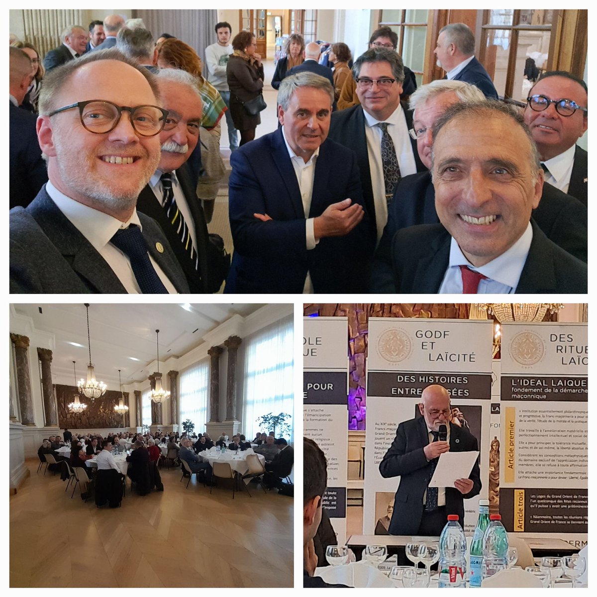 peninnicolas's tweet photo. Repas de la fondation à #StQuentin du @GODFOfficiel où 120 personnes viennent soutenir 3 associations locales https://t.co/05CrtkjeAS