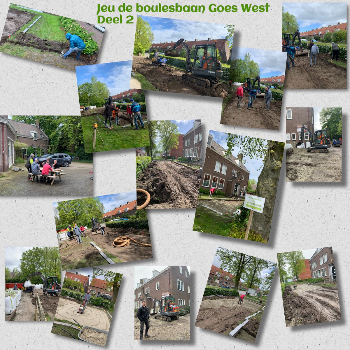 Gisteren en vandaag zijn we hard aan het werk geweest om een jeu de boulesbaan te realiseren in Goes West <a href="/GemeenteGoes/">Gemeente Goes</a> <a href="/BevelandseBode/">Bevelandse Bode</a> <a href="/omroepzeeland/">Omroep Zeeland</a> <a href="/pzcredactie/">PZC</a> <a href="/smwoInfo/">SMWO Info</a> <a href="/SBevelanden/">Streekomroep de Bevelanden</a> #vrijwilligers #wijkbewoners #verbinding #samenwerking