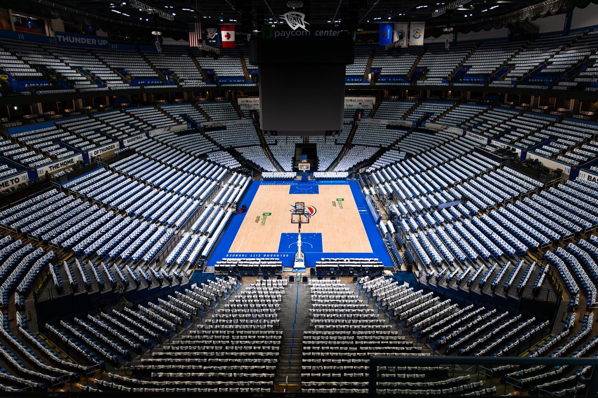 Playoff ready at <a href="/PaycomCenter/">Paycom Center</a> ⚡️