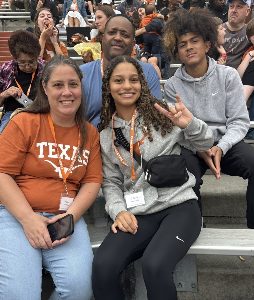 Family Day at the Orange and White Game #HookEm
