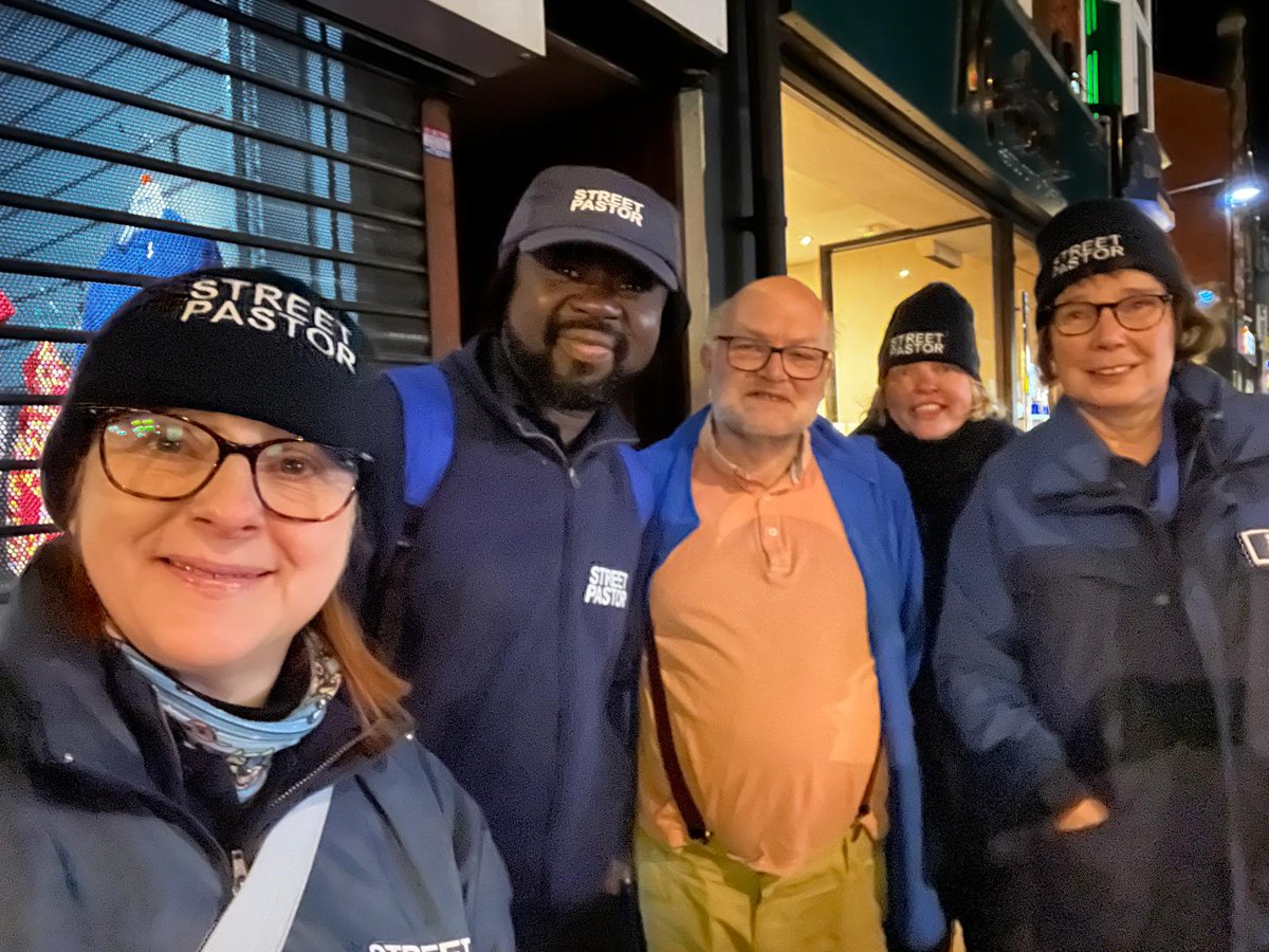 NorthamptonSP's tweet photo. We have a #streetpastors team out tonight ready to help, care &amp; listen. We'll be in the town centre &amp; Welly Rd area #Northampton 

The SNO van with the Guardians will be outside All Saints Church

 #staysafe https://t.co/AiHGSV1ejB