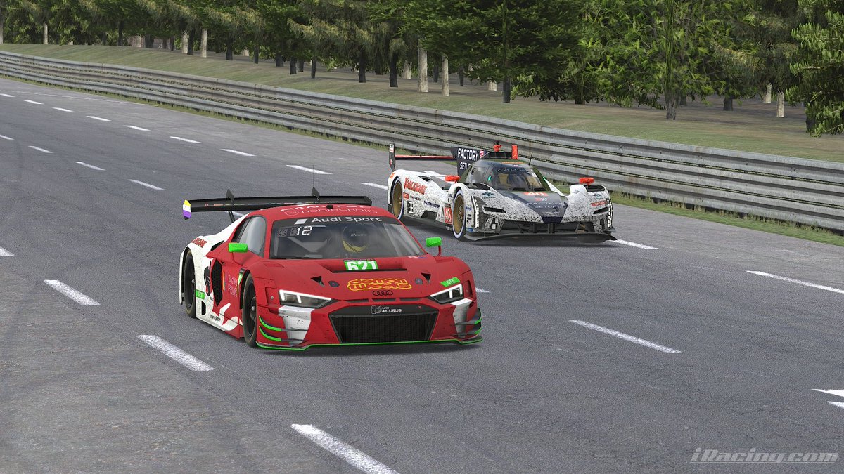 17 hours to go, we push forward
Ailurus: P10 (GT3)
Dragon: P4 (LMDh)
#RFAC24 #iRacing #Simracing