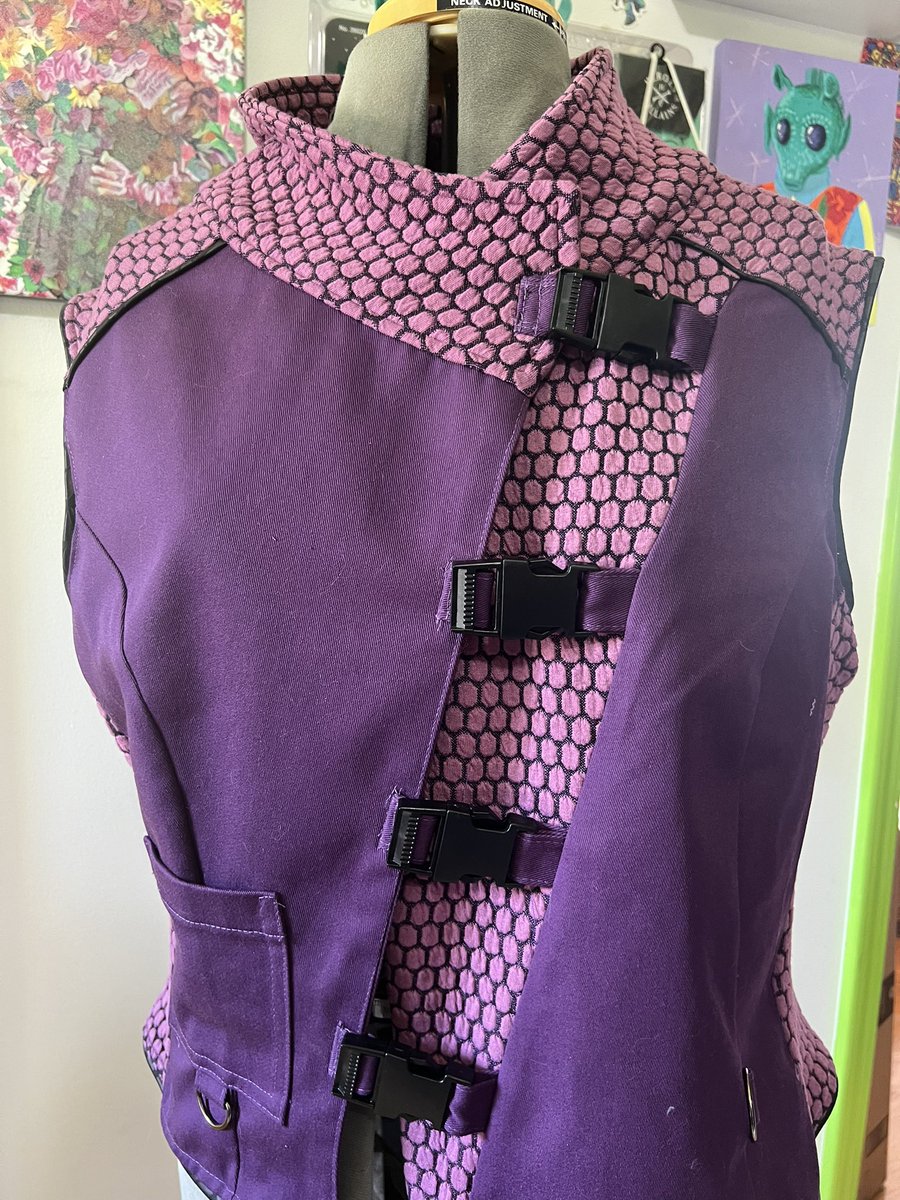 sewverynerdy's tweet photo. This one has been a slow project, just fitting in a couple of seams of stitching here and there because life is busy lately. I am still deciding whether or not I like it. 🤣 https://t.co/tjKsDlGYhC