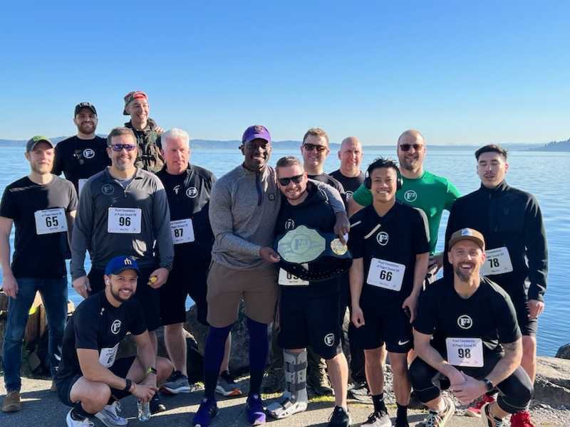jamjamwalton's tweet photo. Today, I had a chance to lead the 3rd  Annual PFOPS 5k. 90 runners helped raise 💰 towards the underprivileged youth of Tacoma! The brothers of Delta Pi Chapter @OfficialOPPF led the way! Be of service to your community! #ServiceJam @F3Nation @f3cascades https://t.co/SCHLDq7K1P