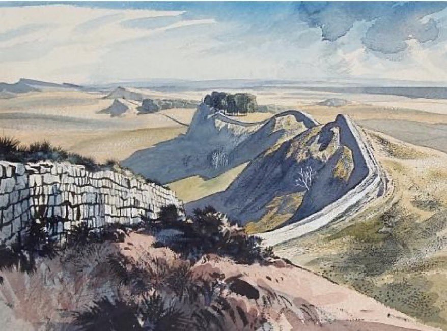 Other work by the Ladybird artists ‘Hadrian’s Wall’ Artist: Rowland Hilder