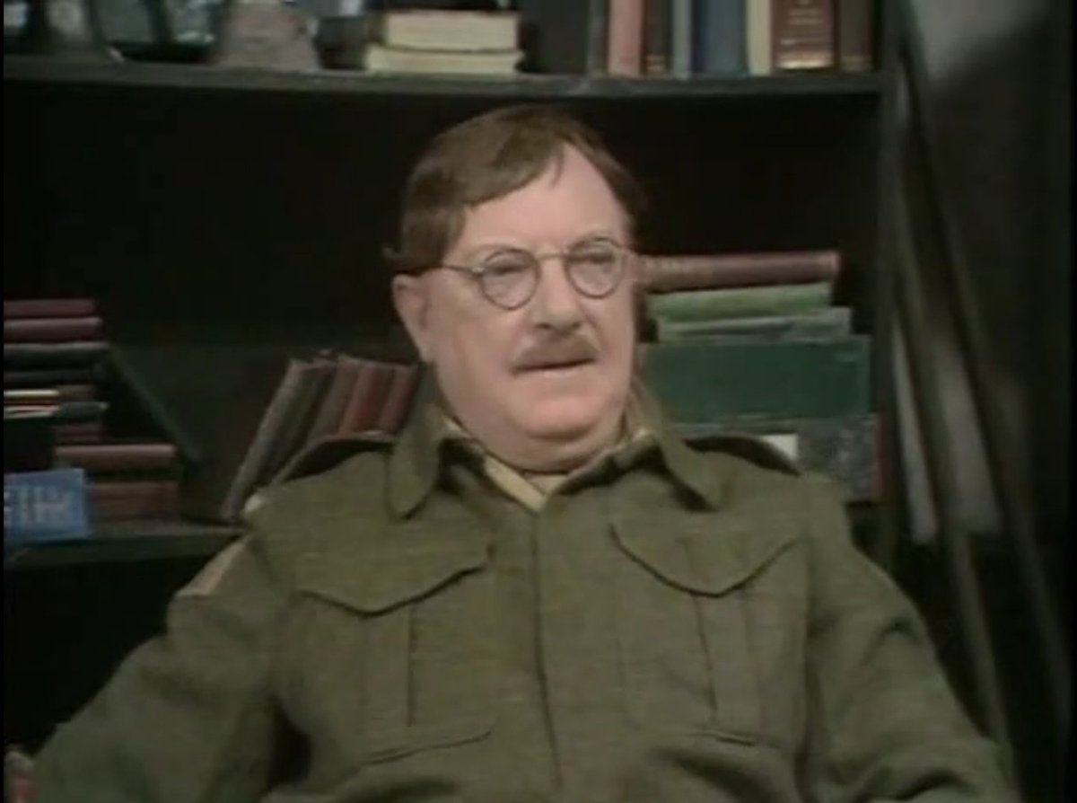 'Oh my GOD it's not monkey glands is it?'
#DadsArmy 'Keep Young and Beautiful.'