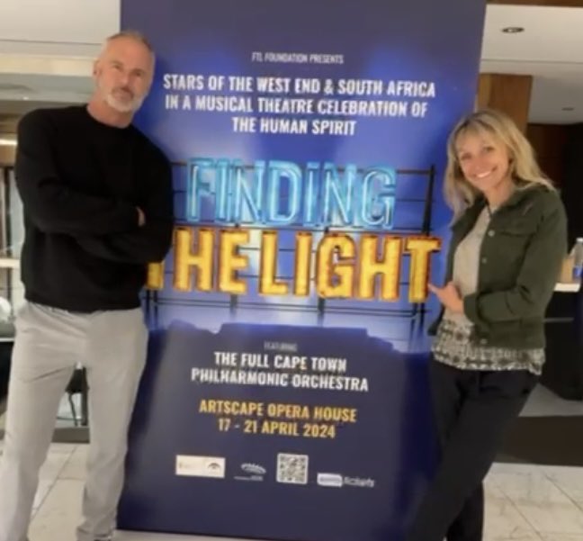 What a show! #findingthelight @ArtscapeTheatre directed by the super talented @paulrob44 (says his bestie!) Songs from the musicals sung by unbelievably talented stars with @capetownphilharmonic in support of the @KolisiFdn. Loved every minute 🎶🎶🎶