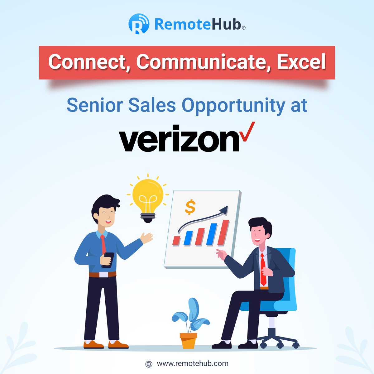 Verizon Wireless is seeking a Senior Representative-Inside Sales! Join us in managing 250 medium business accounts, ensuring top-notch service levels, and generating new opportunities. 

Apply now at: remotehub.com/jobs/details/s…
#VerizonCareers #InsideSales #NetworkLife #FullTimeJob