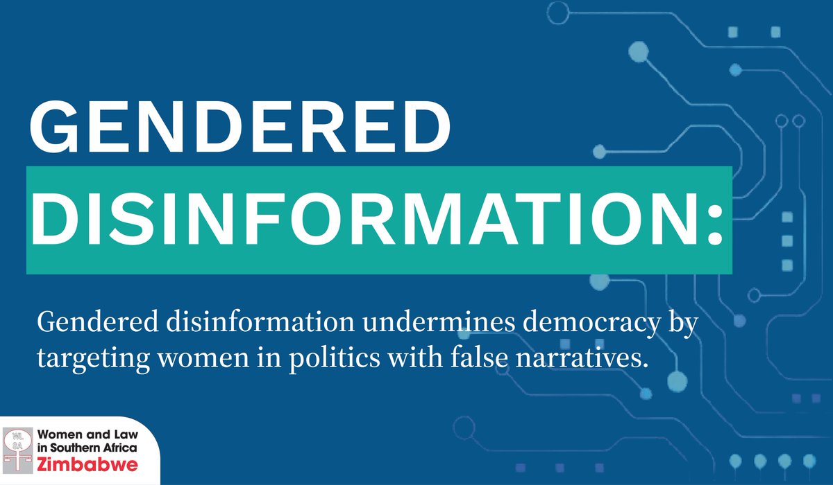 wlsazw's tweet photo. Women's voices are crucial in advancing gender equality; gendered disinformation seeks to silence women with false narratives often rooted in sexism to discredit their capabilities.
#EndGenderedDisinformation #EmpowerWomenInPolitics
#LetHerLead https://t.co/eNNA21P60m