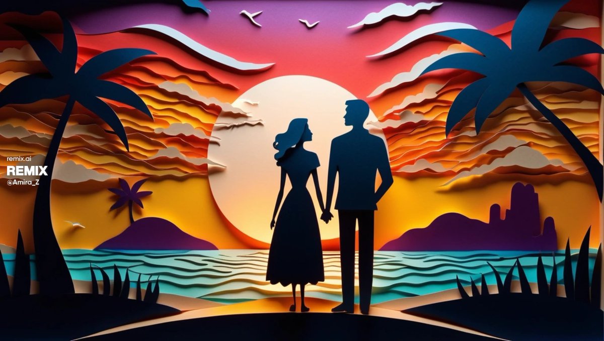 azed_ai's tweet photo. Three dimensional paper cut 
@getremixai

💬 prompt: 
[Subject] [description],Three dimensional paper cut style, rich vibrant colors, [background], high definition

Model: AlbedoBase XL
Ratio: 16:9 

🤖اليوم حبيت أجرب فن قص الورق ثلاثي الابعاد على ر��مكس، صراحة النتائج ابهرتني، عطاني ايفكت 3دي بامتياز. 

💫 جربت العديد من النماذج ولقيت ان ألبيدو هو اكثر نموذج عطاني النتيجة التي كنت استناها. 

ياريت تجربوا البرومبت وتشاركوني نتائجكم الجميلة 🫶
واذا أعجبك المحتوى لا تنسى اللايك والريبوست 🔁