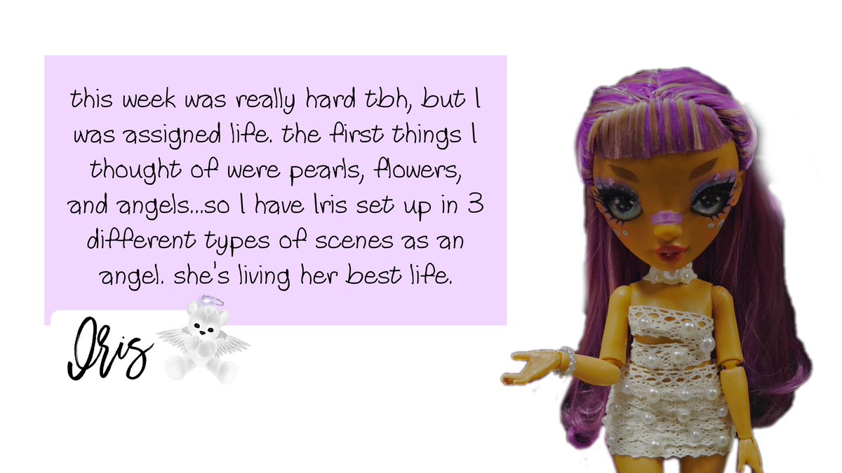 Iris Willow, Representing the White Lantern Corps and the energy of life

Diamonds may be a girls best friend, but Pearls are for life! 🤍

@tenowong #edenseleganzaextravaganza #edensdollrace #e3