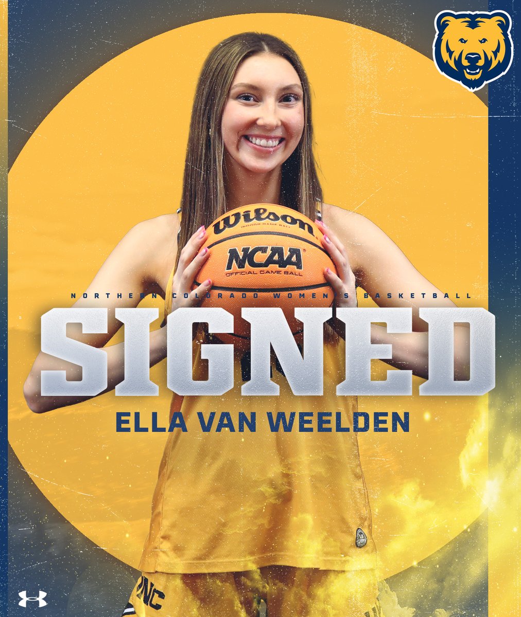 Welcome to Colorado and Bear Country Ella 🖋 Ella Van Weelden 📍 Cedar Rapids, Iowa 📏 6-2 🏀 Guard #GetUpGreeley