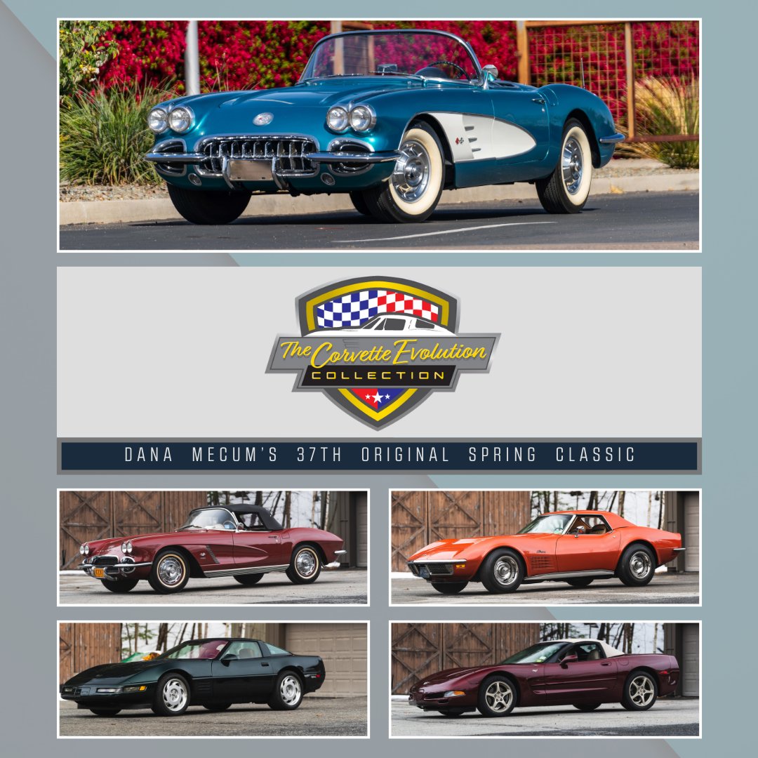 Offered at Mecum Indy: The Corvette Evolution Collection ▪️More info & photos: bit.ly/3U3JbVX▪️Register to bid: bit.ly/3Um1Qhe #MecumIndy #Mecum #MecumAuctions #WhereTheCarsAre #MecumOnMotorTrend