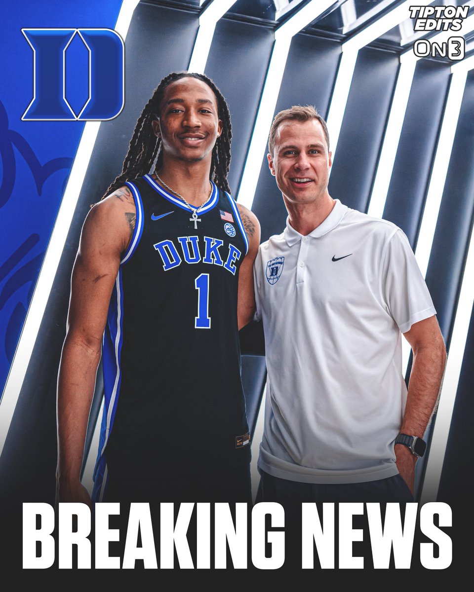 NEWS: Syracuse transfer forward Maliq Brown has committed to Duke, he tells <a href="/On3sports/">On3</a>. 

The 6-8 sophomore averaged 9.5 points and 7.2 rebounds per game this season. Shot nearly 70% from the field. 

on3.com/college/duke-b…
