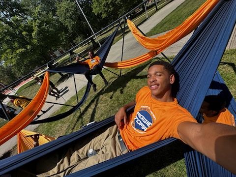 Spring is blossoming, enjoy this beautiful weather with our comfy campus hammocks! While you're at it, @ncatsuaggies don't forget to tag us in any photos of you relaxing in them. #NCAT #NCATRHA #NCATResidenceHallAssociation #Spring2024 #NCATSpring2024 #NCATHammocks