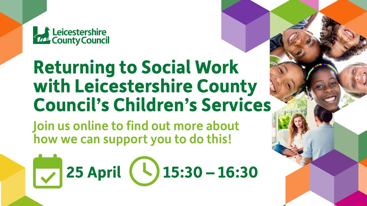For Social Workers looking to return to work, we have a free and informative online event taking place on 25 April. For more information or to sign up: orlo.uk/7ddqU