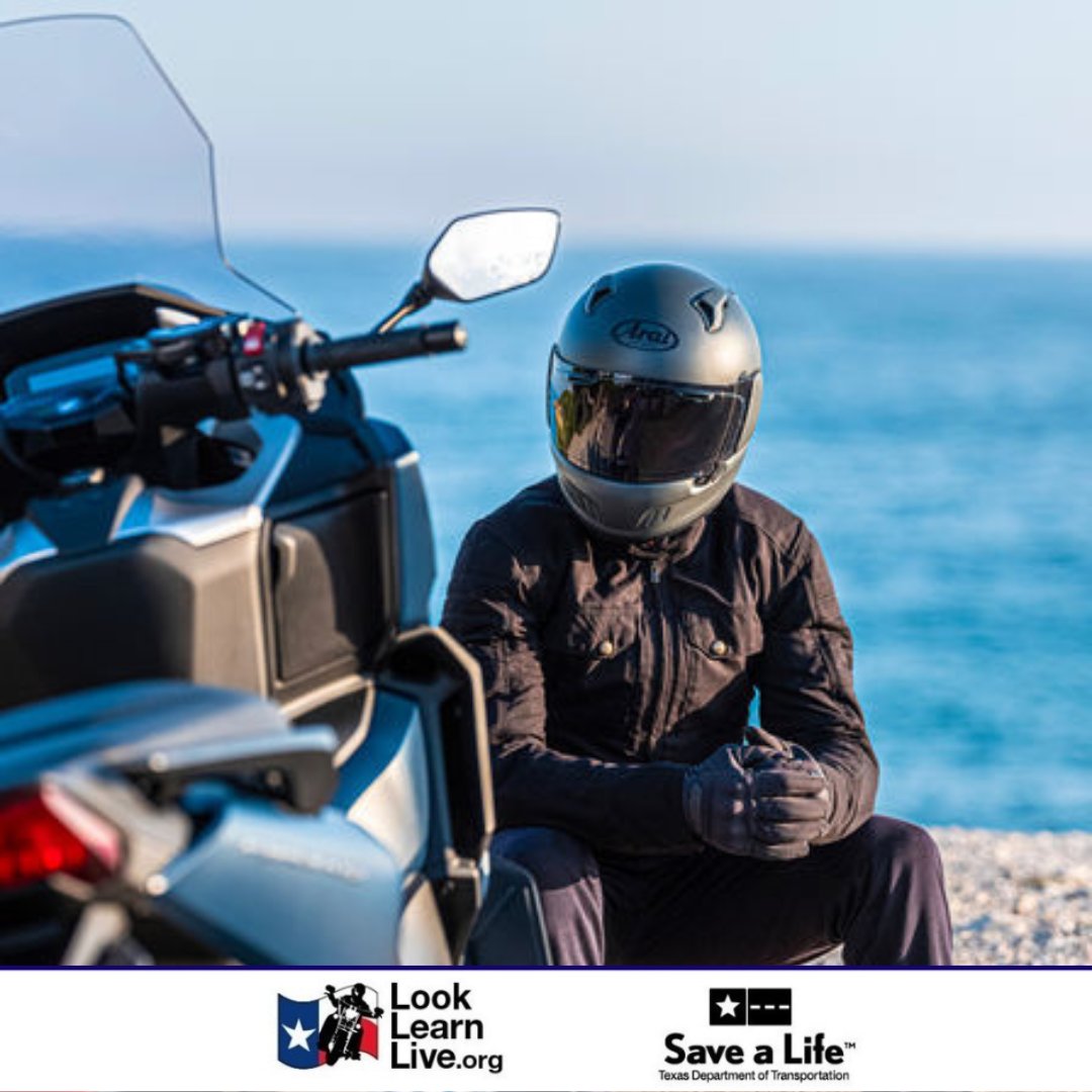 On this #NationalLookAlikeDay, let’s all aim to look like this rider with the proper protective gear. Before hitting the road, double-check your equipment and the weather forecast. Safety gear is non-negotiable for every ride! #EndTheStreakTX