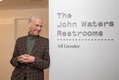 Y'all I just discovered that in return for donating his art collection, John Waters asked the Baltimore Museum of Art to name bathrooms after him. And they did. And they're gender-neutral.