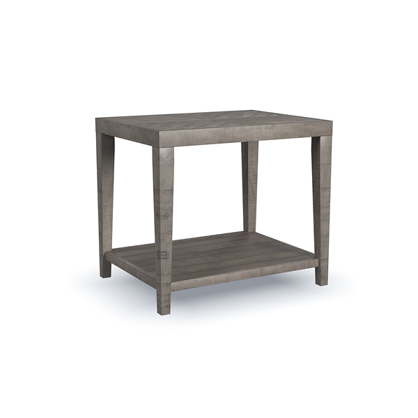 This end table by Flexsteel is a perfect blend of modern & farmhouse. The simple, clean lines let the chevron top stand out! It's on sale now for $249. conlins.com/item/chevron-s… #FlexsteelFurniture #ModernFarmhouse #ChevronTable