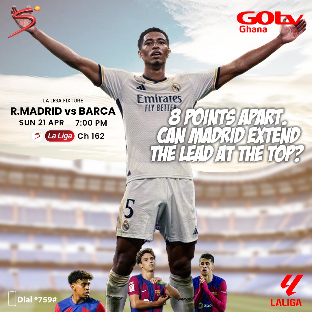 It's #ElClasico weekend, abusua. Will Real Madrid extend their lead on the league table?