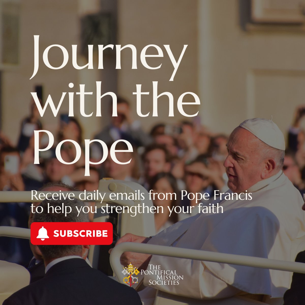 We invite you to journey along with the Pope as he provides reflections, and words of encouragement to help you deepen your understanding of the Church’s mission. Subscribe for free today at missio.lpages.co/advice-from-po…

#JourneyWithThePope #DailyMessage #TPMS