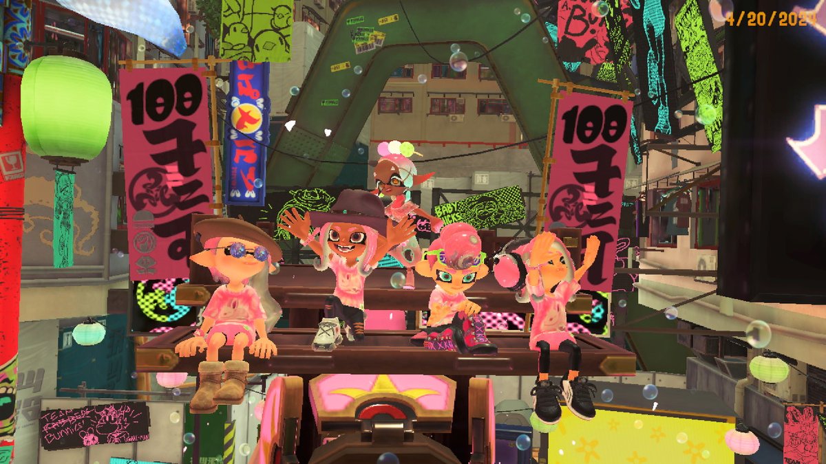 team lil bunnies SWEEP! #Splatoon3 #NintendoSwitch