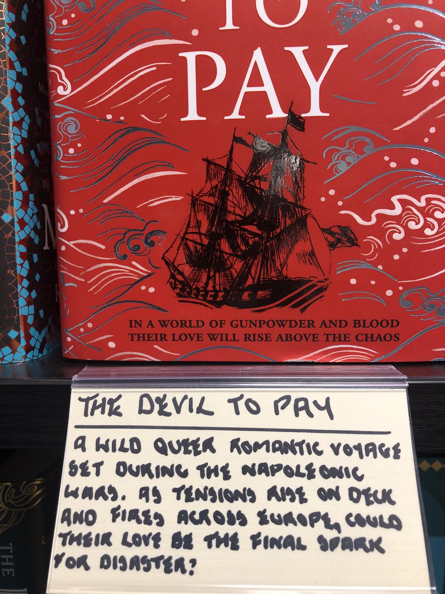 ThanhmaiUK's tweet photo. Really lovely to see these bookseller reviews for both the new book by @KDayshAuthor #DevilToPay but also her first book #Leeward in @WaterstonesPicc today https://t.co/XehGIEZM6e