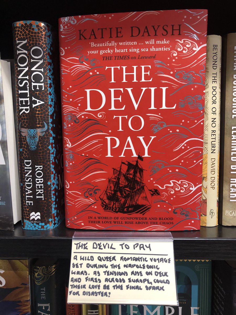 ThanhmaiUK's tweet photo. Really lovely to see these bookseller reviews for both the new book by @KDayshAuthor #DevilToPay but also her first book #Leeward in @WaterstonesPicc today https://t.co/XehGIEZM6e
