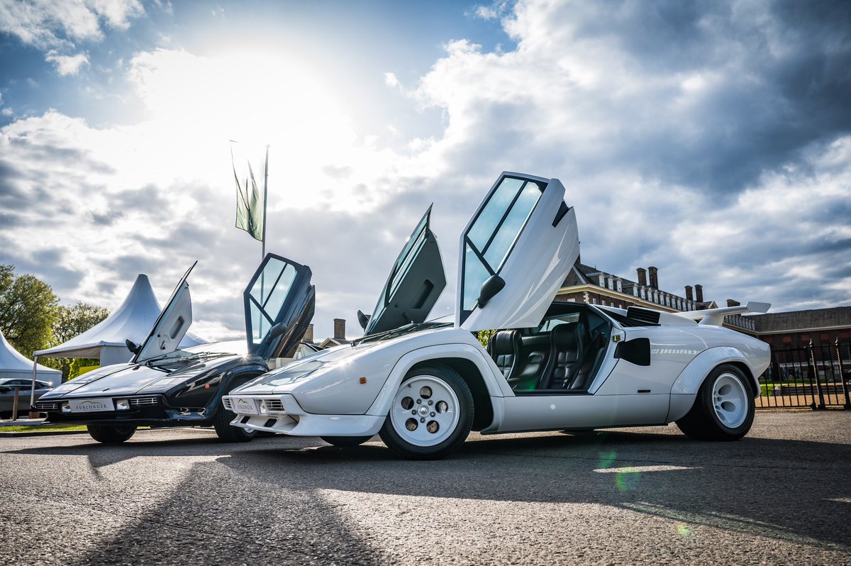 And thats a wrap covering the photography for @salonpriveuk last shot @SimonFurlonger1 twin Countach shoot