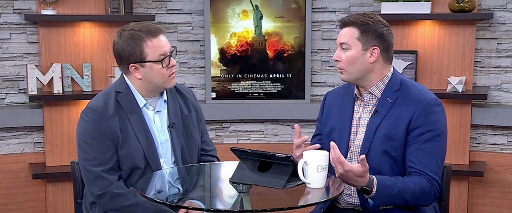 Hey #TwinCities, check out my appearance on @kare11 today, where anchor @ChrisHrapsky and I talked about @CivilWarMovie @challengersmov and Sasquatch Sunset.

I also shared my enthusiasm for #MSPIFF43 by @mspfilmsociety, which runs until April 25. 

Watch: deepfocusreview.com/kare-11-3-movi…