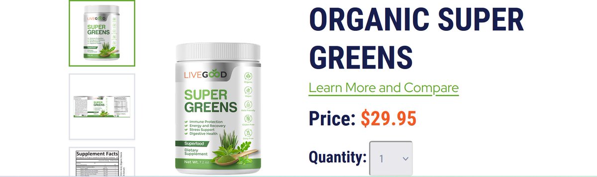 kaizenjpt's tweet photo. Live good super greens is not only extremely healthy for the body it also contains ingredients that are known for detoxing the body. Ingredients like spirulina Chlorella and dandelion leaf.

See video below....
https://t.co/4QxuuMFIlW https://t.co/QSk1mx9mke