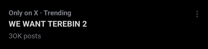 It's freakin' 30k!!! ❤️‍🔥
This fandom is crazy I swear 😭

WE WANT TEREBIN 2
