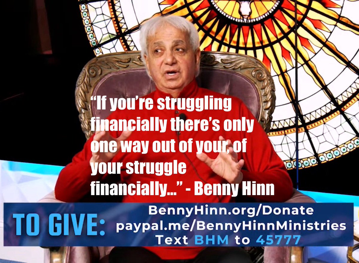 Imagine your grandmother. 

Pretend she is a sincere follower of Benny Hinn. She’s struggling since retirement and living off a fixed income. She regularly donates to church as well as Benny Hinn.

But the bills are piling up. Not all of her needed medications are covered by