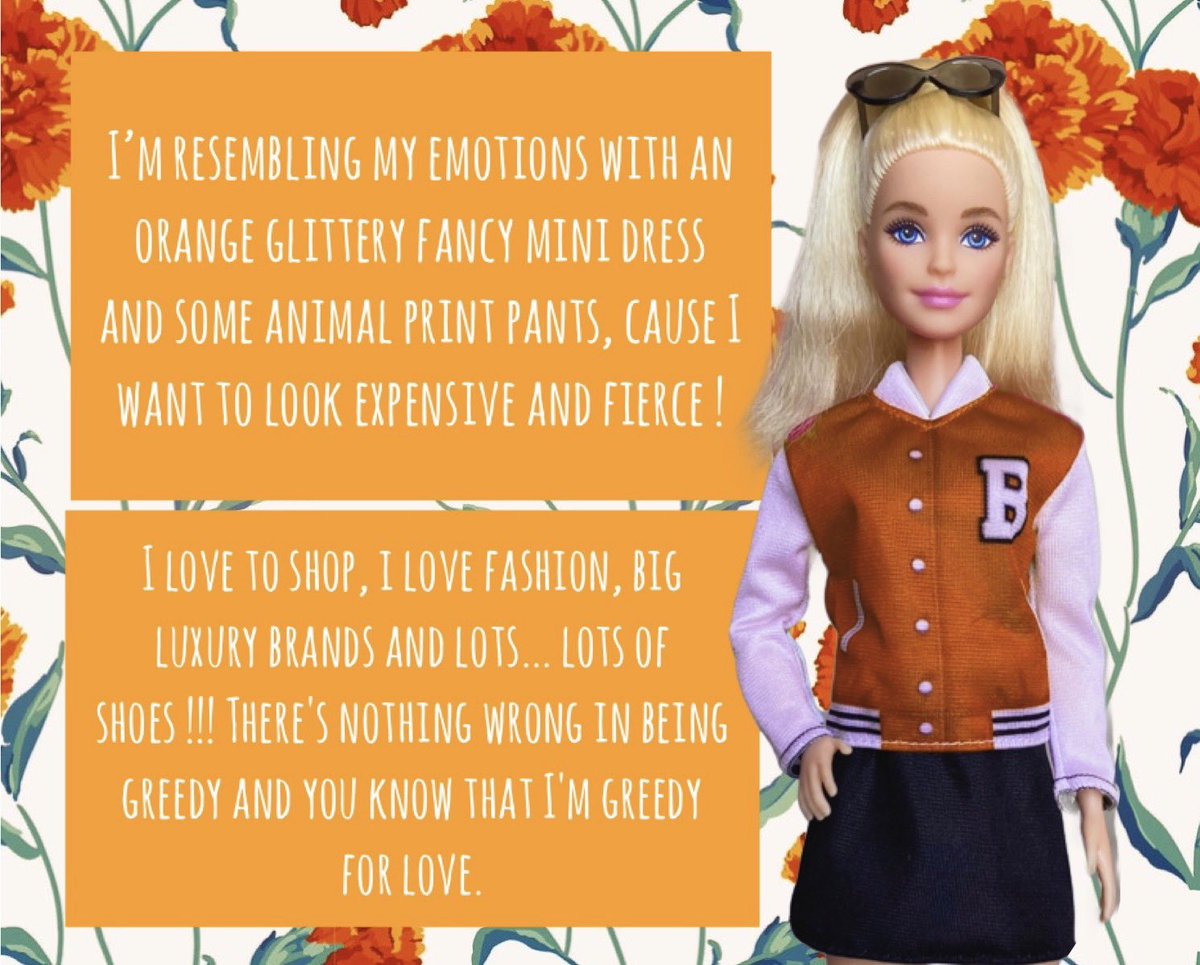 Malibú Barbie: Representing the Orange Lantern Corps and the emotion of avarice

Greedy is the new pretty!🧡

@CloettaTheWitch #edenseleganzaextravaganza #edensdollrace #e3