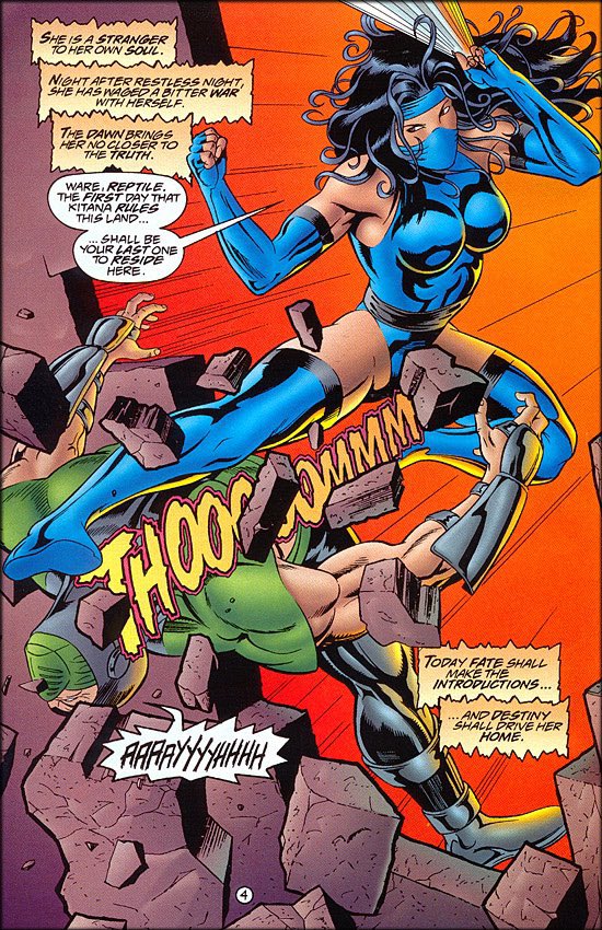 Kitana in MK2 Comics 💙
