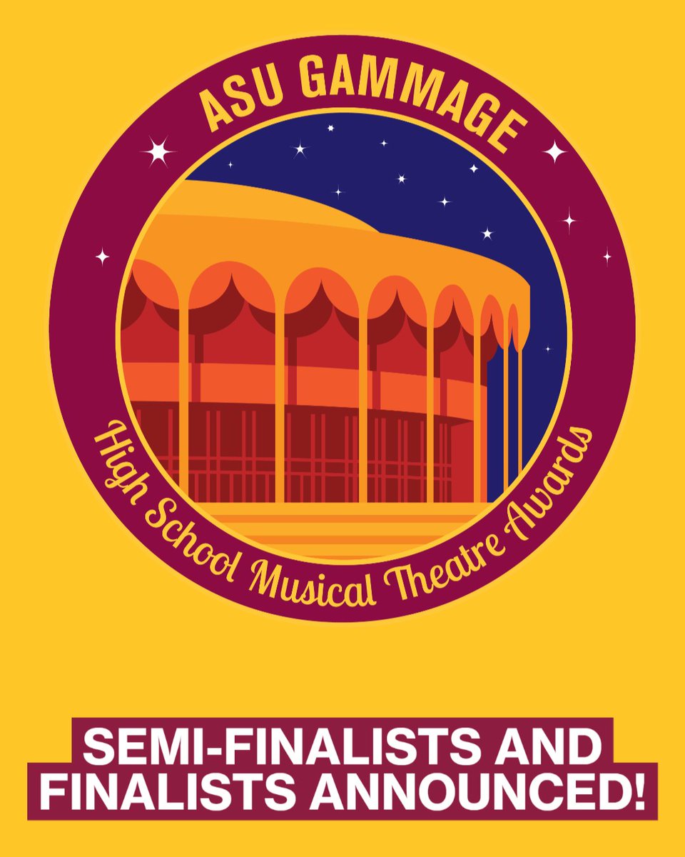 Congrats to our high schools and students who were named semifinalists and finalists of the @ASUGammage High School Musical Theatre Awards! Good luck at the ceremony on May 25. See the list: bit.ly/3Up8HWV #WeAreChandlerUnified @CUSDFineArts