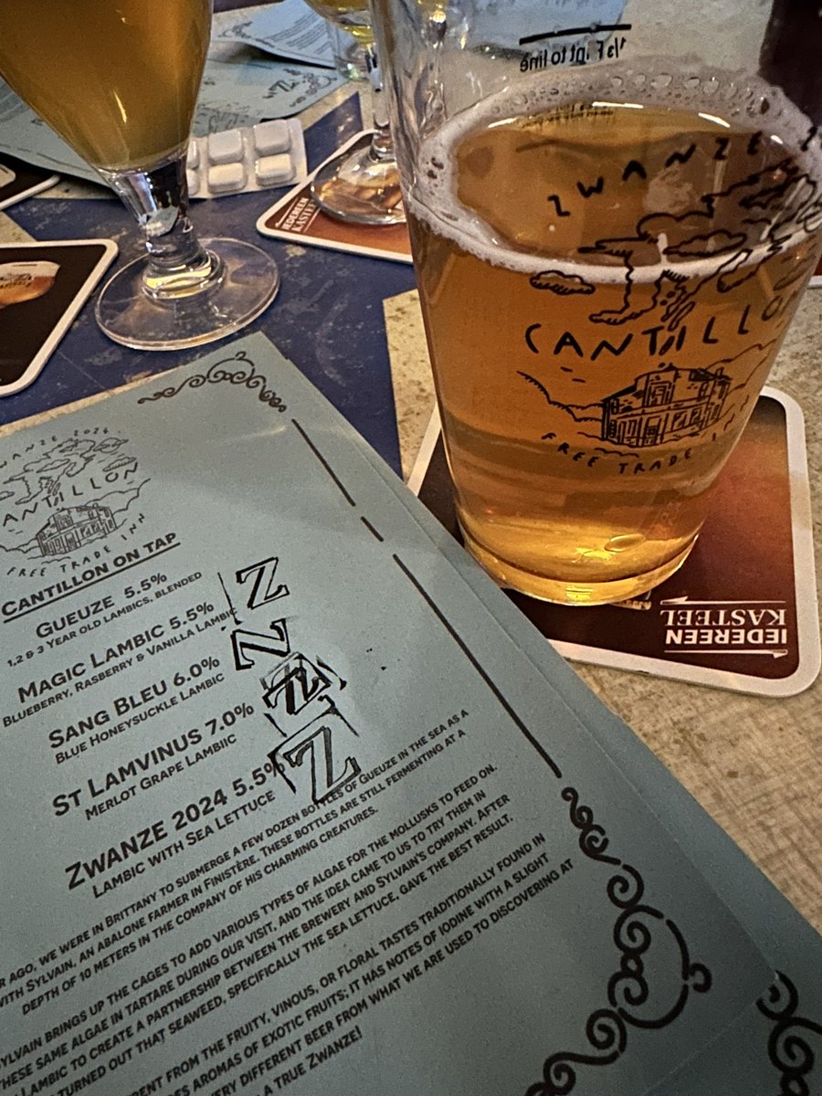 Zwanze 2024 Lambic with Sea Lettuce @TheFreeTradeInn #zwanze #zwanze24