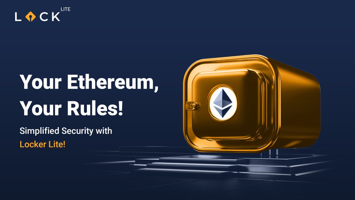 dxsale's tweet image. Safeguard Your Ethereum with Locker Lite! 🔐

Experience low fees, easy locks, and top-notch security. Dive in now for peace of mind!

#CryptoSafety #SecureYourAssets #EthereumSecurity #ProtectYourCrypto #BlockchainSecurity #SecureTransactions #CryptoLocks #SafeInvesting…