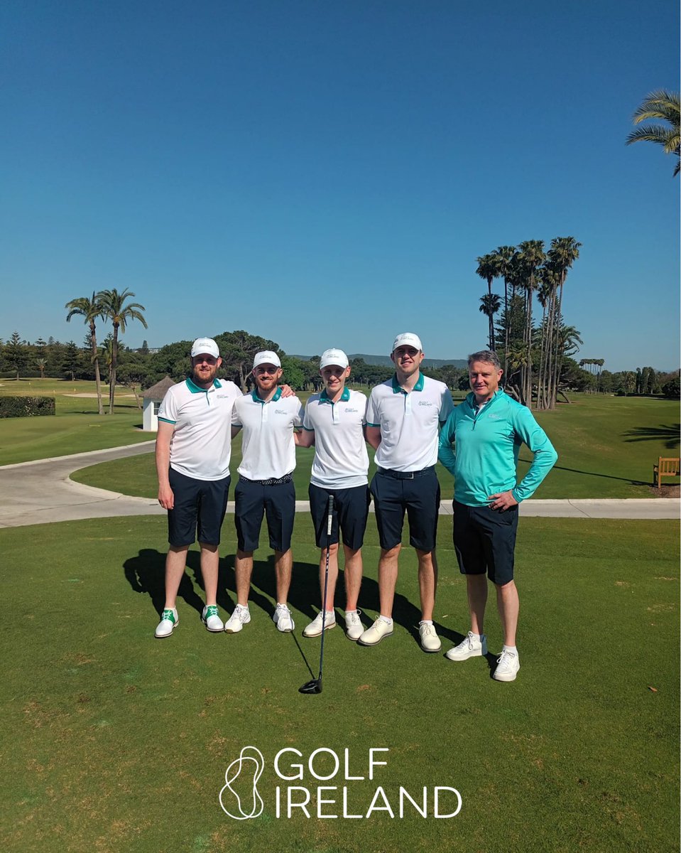 Men’s European Nations Champions!☘️🏆

Our quartet of Jack Hearn, Sean Keeling, Matthew McClean and Hugh Foley have done it! 👏👏👏

<a href="/TramoreGolfClub/">Tramore Golf Club</a> | <a href="/roganstowngolf/">Roganstown Golf Club</a> | @MaloneGC | <a href="/Royaldublin1/">RoyalDublin GolfClub</a>