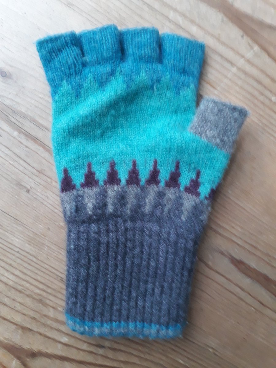 Mitten pining for its partner, lost probably at the Poetry Book Fair. @PoetrySociety maybe some kind person rescued it while clearing up? Anyone seen it? 💙🙏